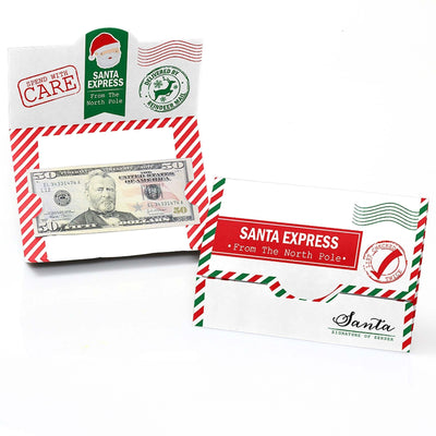 Santa's Special Delivery - From Santa Claus Christmas Money And Gift Card Holders - Set of 8