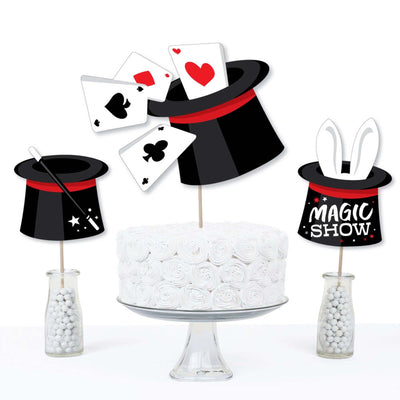 Ta-Da, Magic Show - Magical Birthday Party Centerpiece Sticks - Table Toppers - Set of 15
