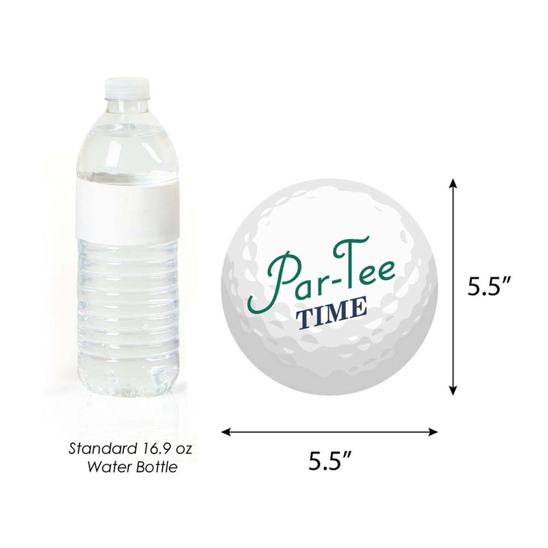 Par-Tee Time - Golf Ball Decorations DIY Birthday or Retirement Party Essentials - Set of 20