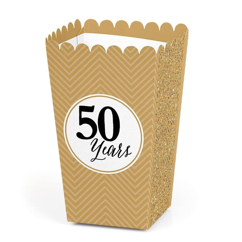 We Still Do - 50th Wedding Anniversary Party Favor Popcorn Treat Boxes - Set of 12