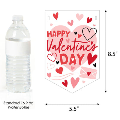 Happy Valentine's Day - Valentine Hearts Party Bunting Banner - Party Decorations - Happy Valentine's Day