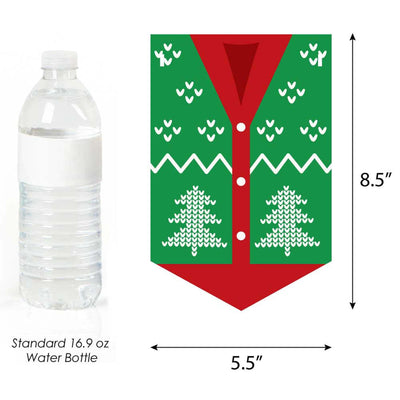 Ugly Sweater - Holiday & Christmas Party Bunting Banner & Decorations - Ugly Sweater Party