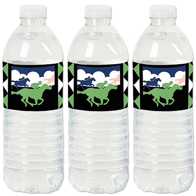 Kentucky Horse Derby - Horse Race Party Water Bottle Sticker Labels - Set of 20