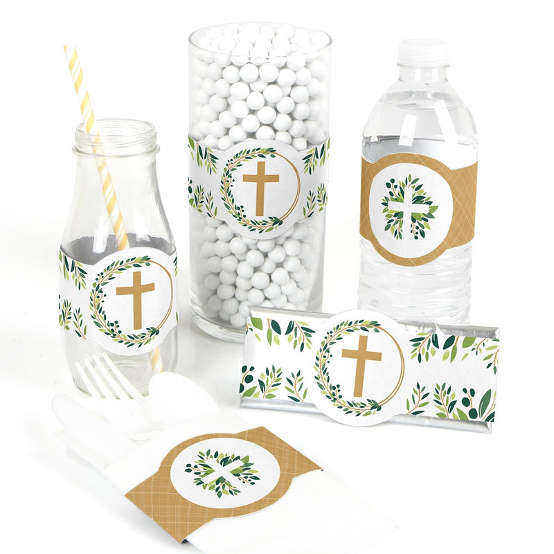 Elegant Cross - DIY Party Supplies - Religious Party DIY Party Favors & Decorations - Set of 15