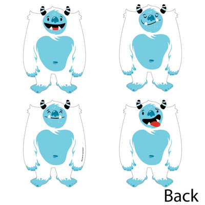 Yeti to Party - Decorations DIY Abominable Snowman Party or Birthday Party Essentials - Set of 20