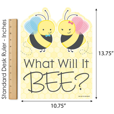 What Will It BEE? - Outdoor Lawn Sign - Gender Reveal Yard Sign - 1 Piece