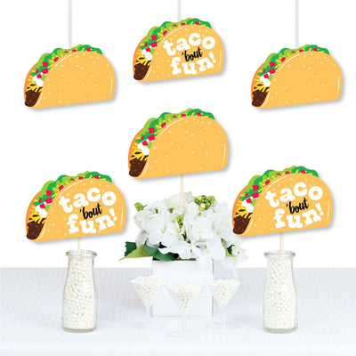 Taco 'Bout Fun - Decorations DIY Mexican Fiesta Essentials - Set of 20