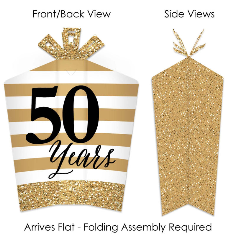 We Still Do - 50th Wedding Anniversary - Table Decorations - Anniversary Party Fold and Flare Centerpieces - 10 Count