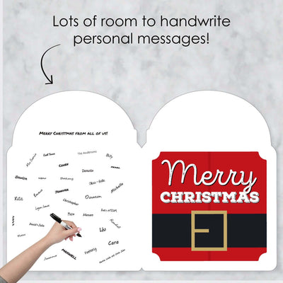 Jolly Santa Claus - Christmas Giant Greeting Card - Big Shaped Jumborific Card - 16.5 x 22 inches