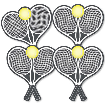 You Got Served - Tennis - Decorations DIY Baby Shower or Birthday Party Essentials - Set of 20