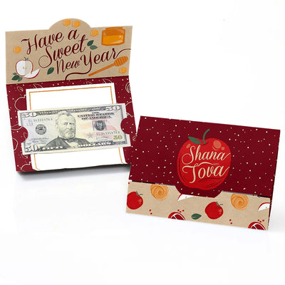 Rosh Hashanah - Set of 8 Jewish New Year Money And Gift Card Holders