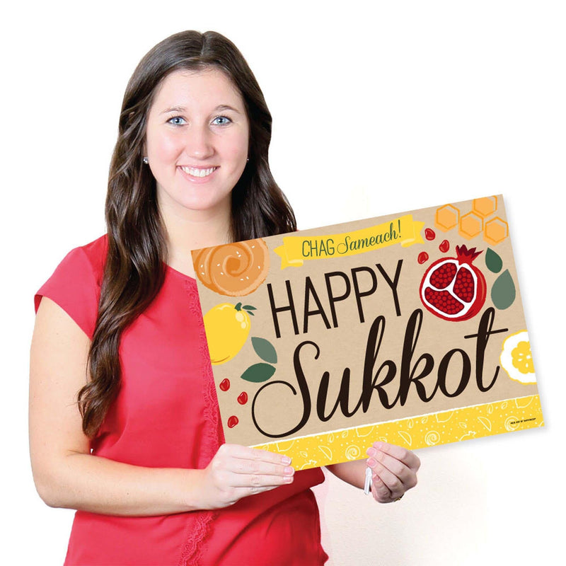 Sukkot - Paper Sukkah Jewish Holiday Coloring Sheets - Activity Placemats - Set of 16