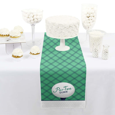 Par-Tee Time - Golf - Petite Birthday or Retirement Party Paper Table Runner - 12" x 60"