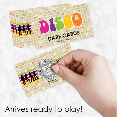 70's Disco - 1970s Party Scratch Off Dare Cards - 22 Cards