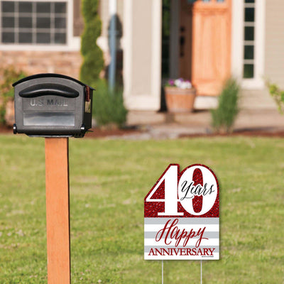 We Still Do - 40th Wedding Anniversary - Outdoor Lawn Sign - Anniversary Party Yard Sign - 1 Piece