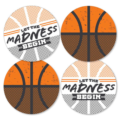 Basketball - Let the Madness Begin - Decorations DIY College Basketball Party Essentials - Set of 20