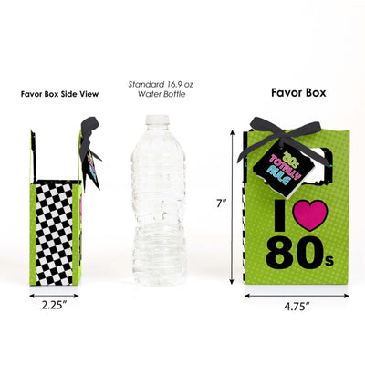 80's Retro - Totally 1980s Party Favor Boxes - Set of 12