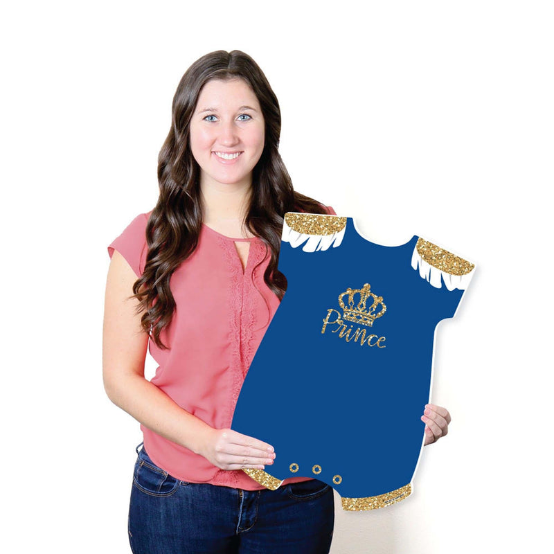 Royal Prince Charming - Baby Bodysuit Guest Book Sign - Baby Shower Guestbook Alternative - Signature Mat