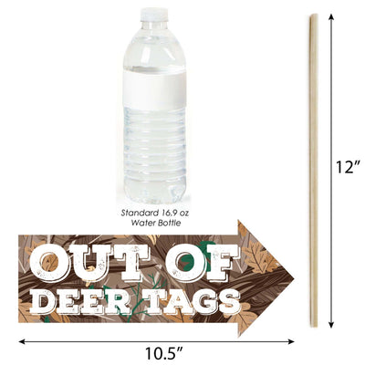 Funny Gone Hunting - 10 Piece Deer Hunting Camo Party Photo Booth Props Kit