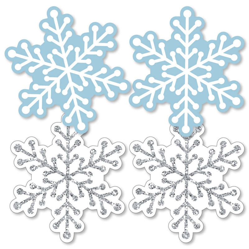 Winter Wonderland - Snowflake Decorations DIY Snowflake Holiday Party & Winter Wedding Essentials - Set of 20