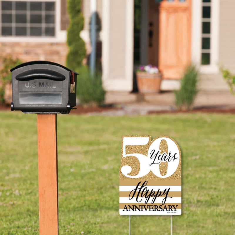We Still Do - 50th Wedding Anniversary - Outdoor Lawn Sign - Anniversary Party Yard Sign - 1 Piece