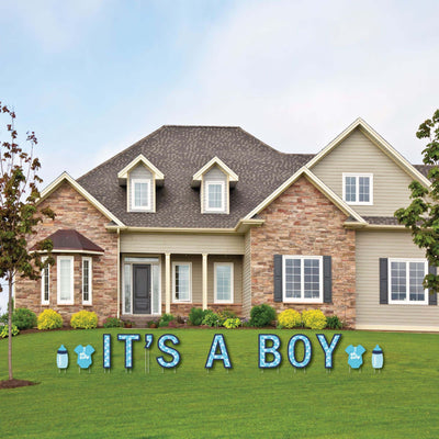 It's A Boy - Yard Sign Outdoor Lawn Decorations - Boy Baby Shower And Baby Announcement Yard Signs