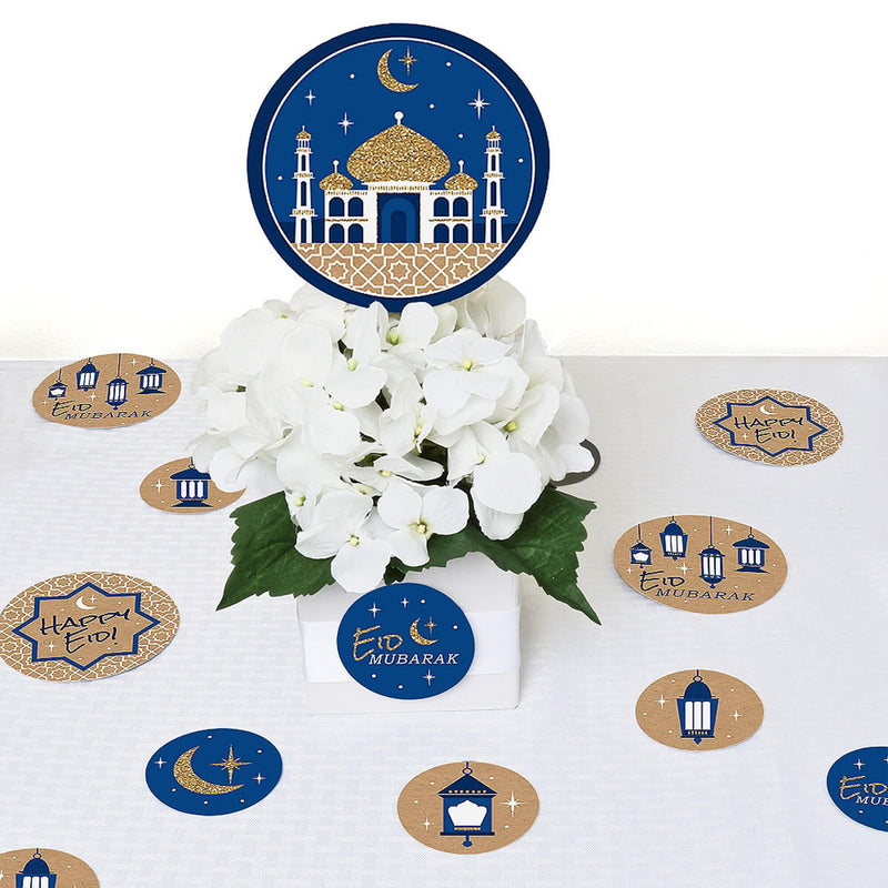 Ramadan - Eid Mubarak Giant Circle Confetti - Party Decorations - Large Confetti 27 Count