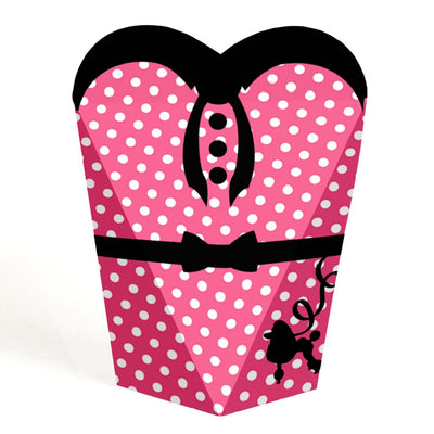 50's Sock Hop - 1950s Rock N Roll Party Favors - Gift Heart Shaped Favor Boxes for Women - Set of 12
