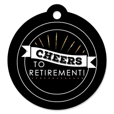 Happy Retirement - Retirement Party Favor Gift Tags (Set of 20)