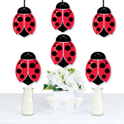 Happy Little Ladybug - Decorations DIY Baby Shower or Birthday Party Essentials - Set of 20