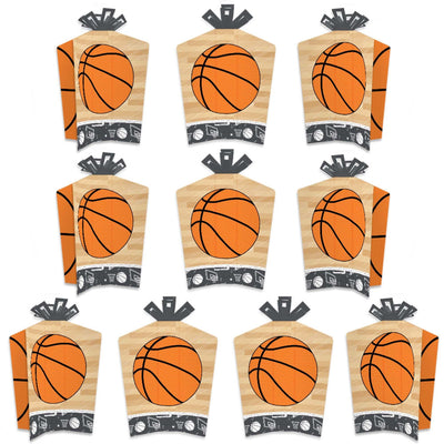 Nothin' But Net - Basketball - Table Decorations - Baby Shower or Birthday Party Fold and Flare Centerpieces - 10 Count