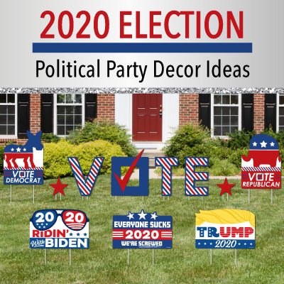2020 Election - Political Party Decoration Ideas