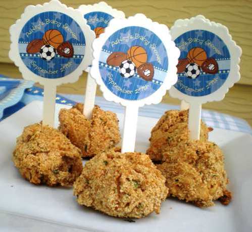 A Delicious Sports Baby Shower Food Idea That’s Perfect for Game Day, too!