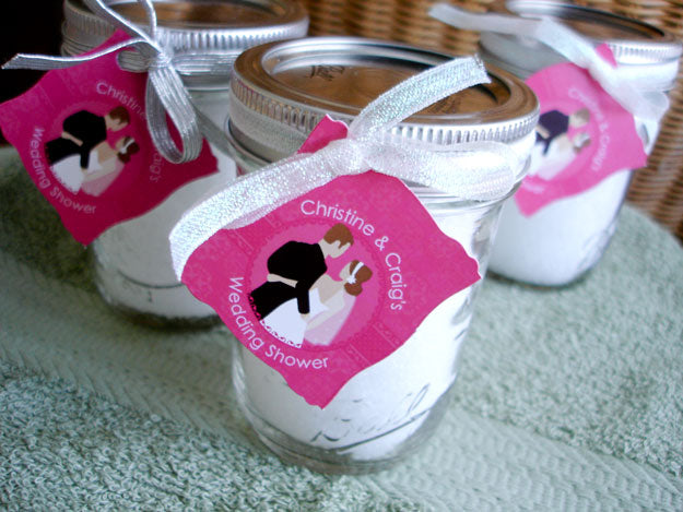 Bridal Shower Favors: Vanilla Bath Salts