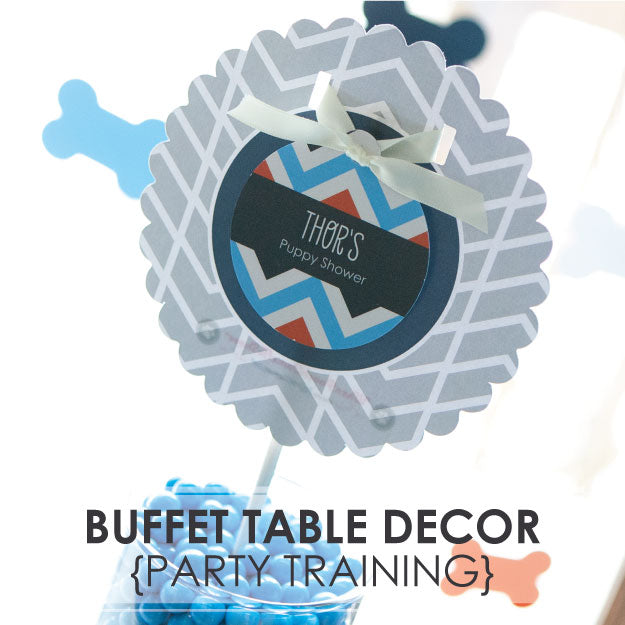 DIY Buffet Table Decorations