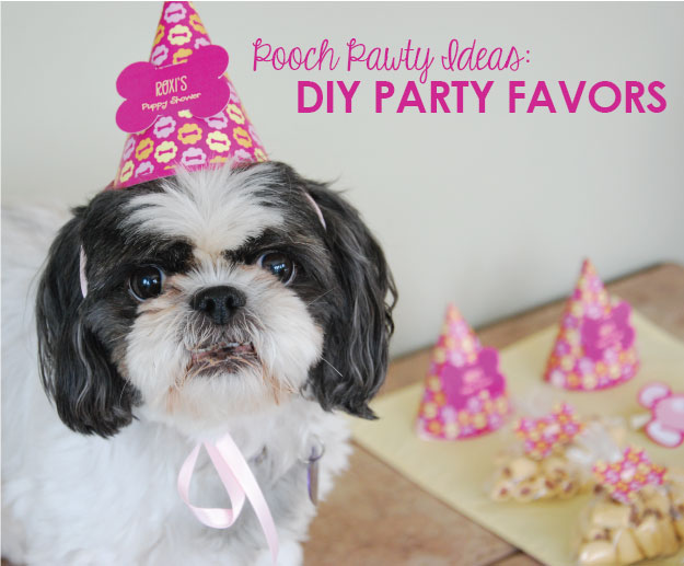 Do It Yourself Dog Party Favors: Shaped Cut Outs