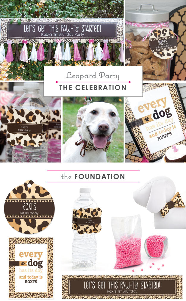 Leopard Dog Party Theme &amp; Decoration Ideas
