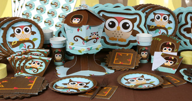 Look Whooo’s Having a Party With Owl Tableware