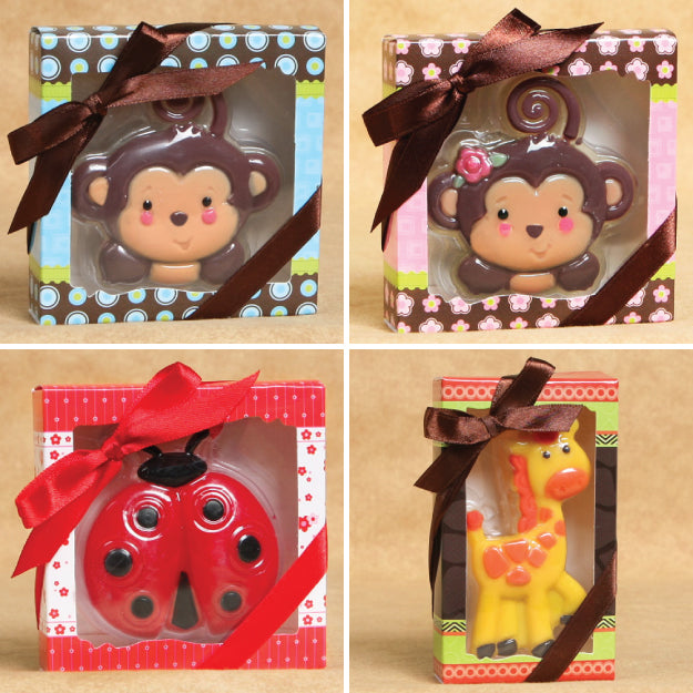 Perfect for Bath and Body, Shaped Character Soaps are a Pampering Party Favor