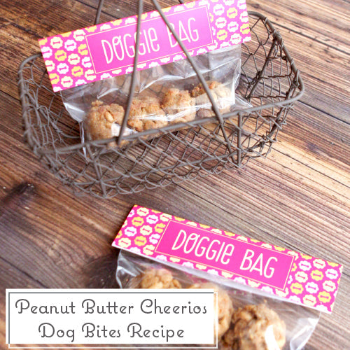 {Puppy Recipe} Peanut Butter Cheerio Bites
