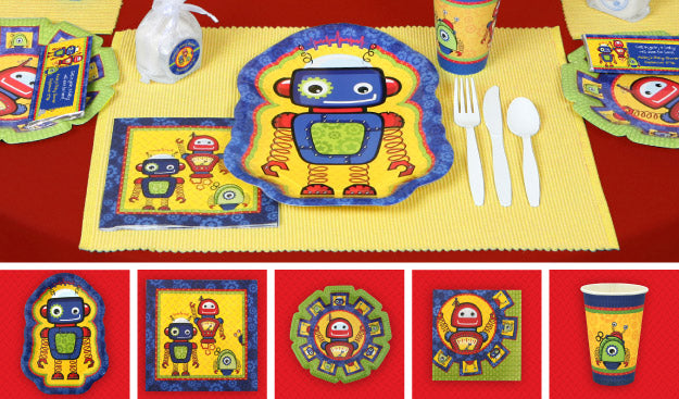 Robots Party Ware is More Than “Nuts and Bolts”