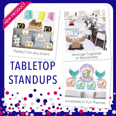 Fun Tabletop Standups Party Decorations