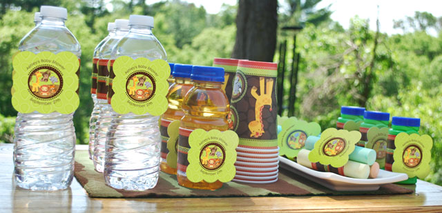 Unique Party Favors: Personalized Water Bottle Labels