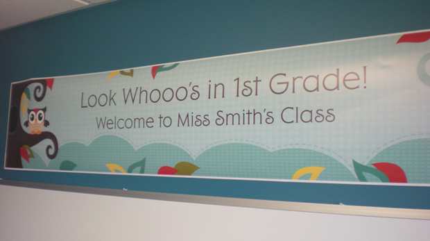 This Year, Welcome Your Students with a Personalized Classroom Banner!