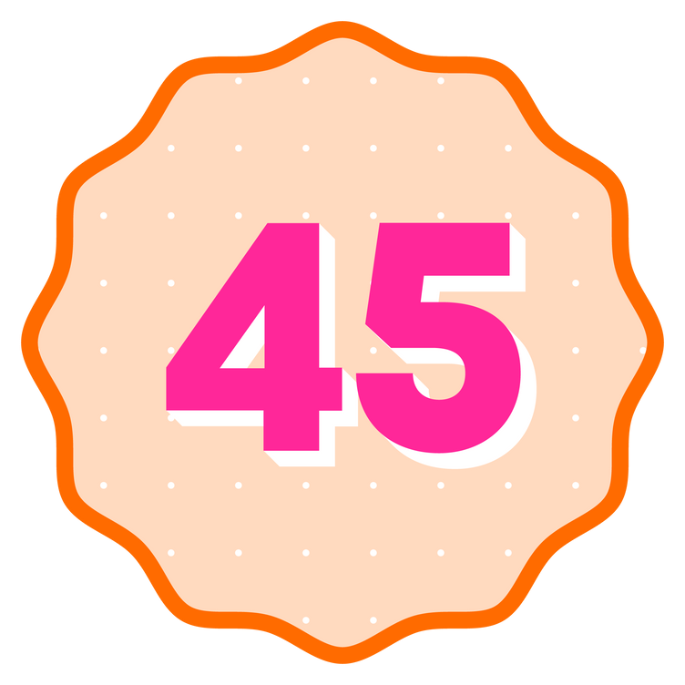 45th Birthday Party Supplies