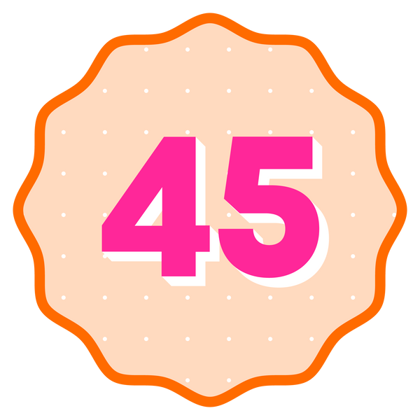 45th Birthday Party Supplies
