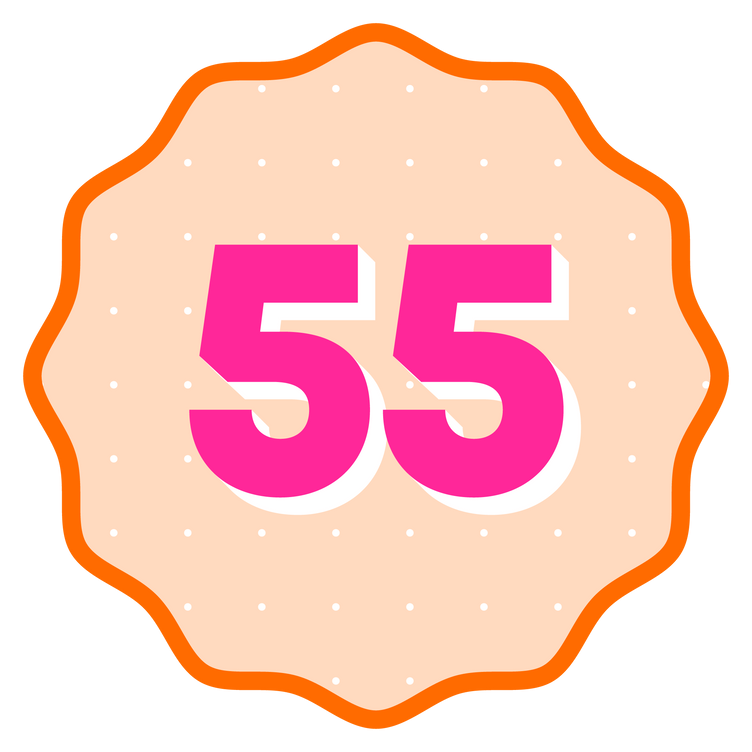 55th Birthday Party Supplies