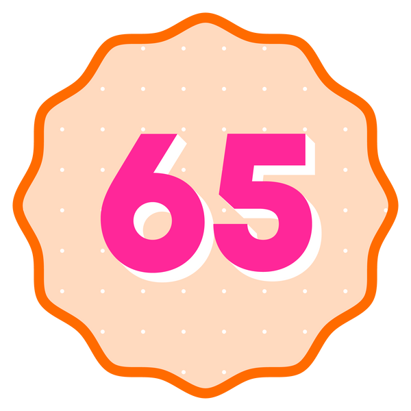 65th Birthday Party Supplies
