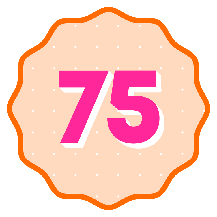 75th Birthday Party Supplies