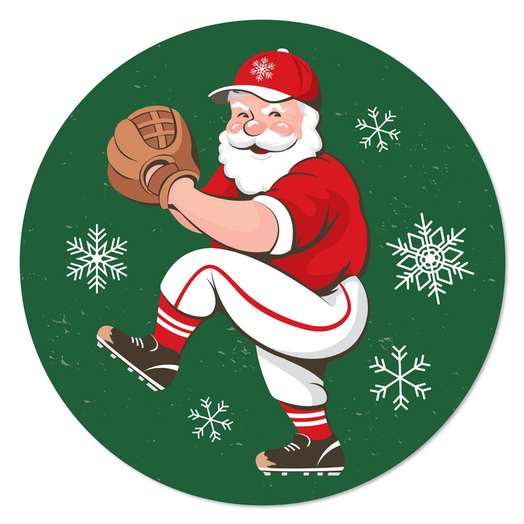 Baseball Santa